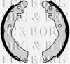 BORG & BECK BBS6254 Brake Shoe Set